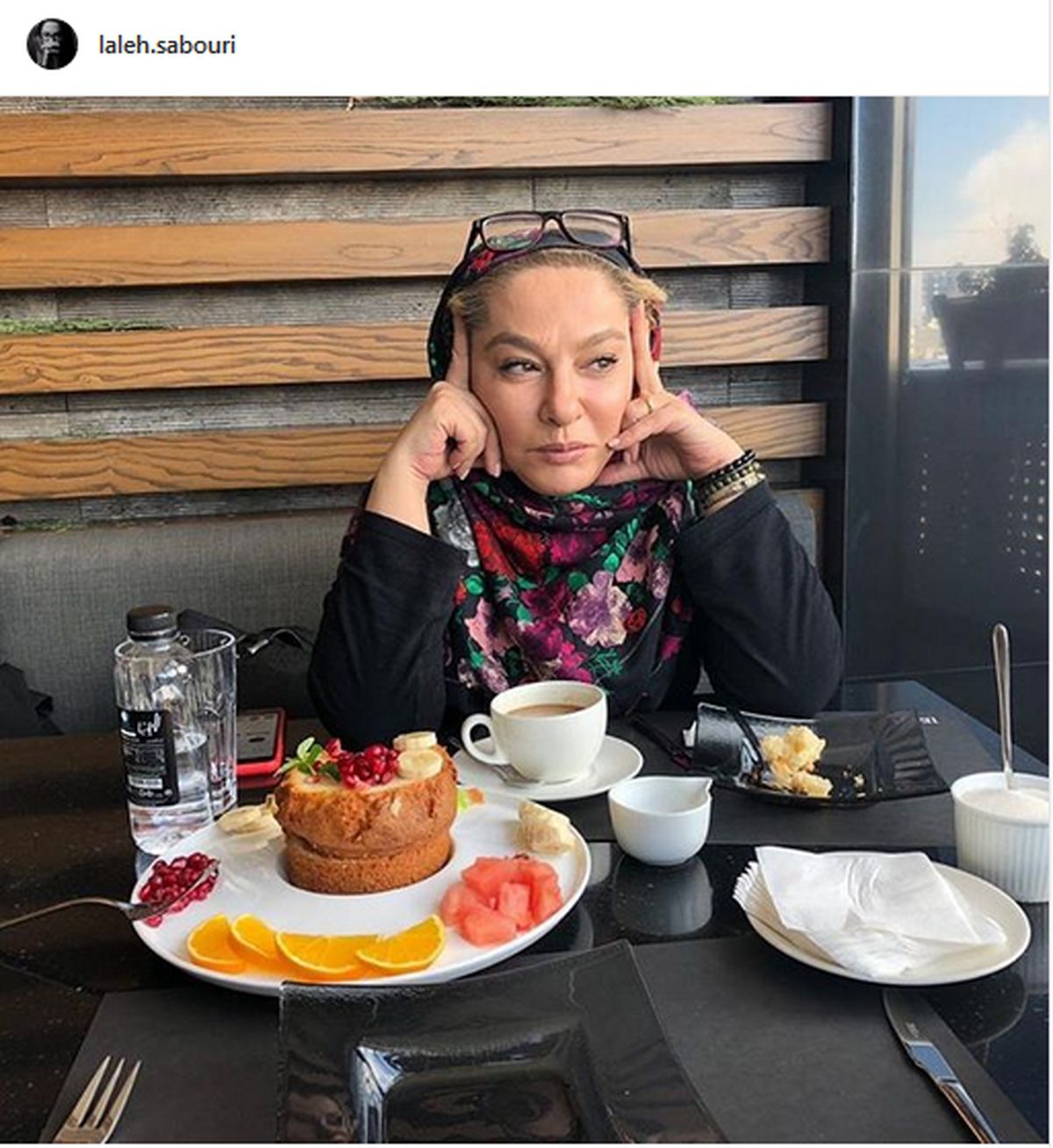اینستاگرام::ژِست عجیب «لاله صبوری» 