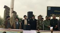 همراهی فرزندان رهبر انقلاب با ایشان در سفر به مناطق زلزله زده