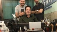 ابوالفضل پورعرب در اتاق گریم + عکس