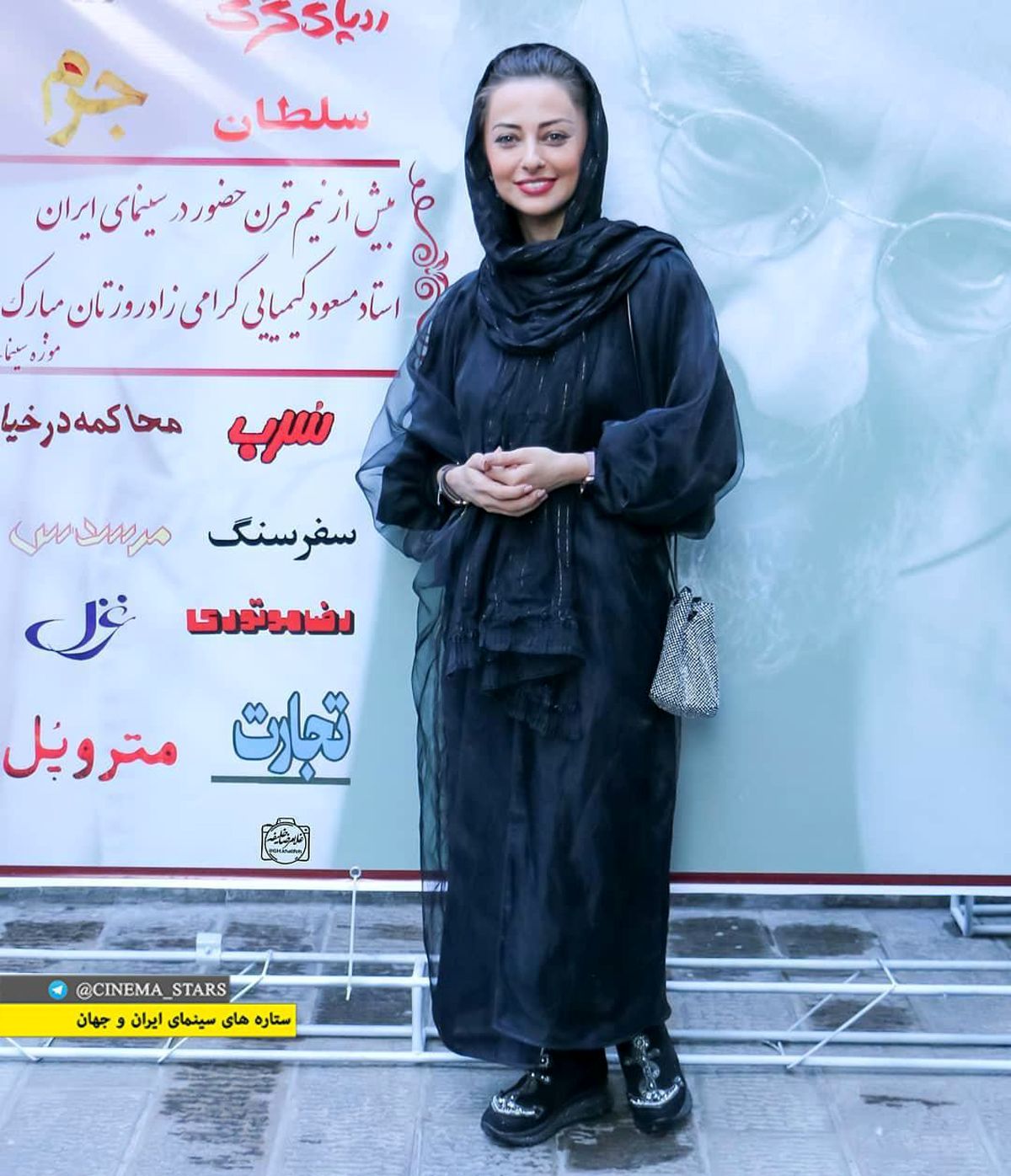 مانتو خاص و توری نفیسه روشن!+عکس