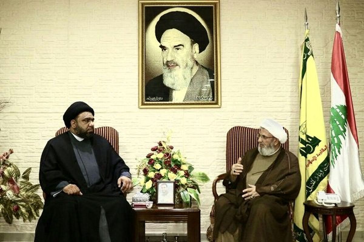 دیدار فرستاده ویژه دبیرکل نُجَباء با مقامات حزب الله لبنان