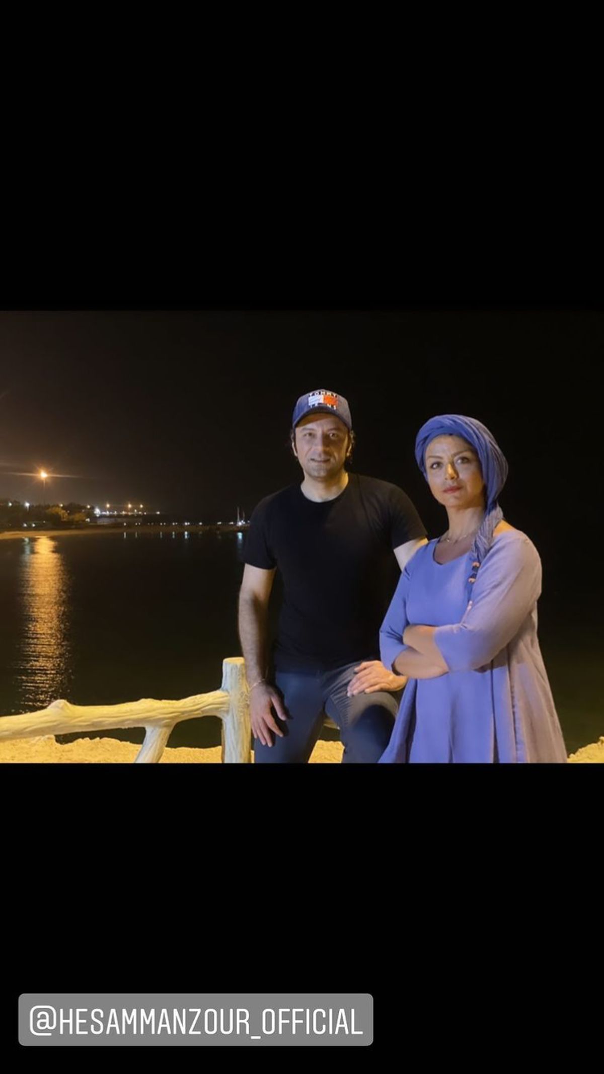 گردش شبانه ‌شبنم فرشادجو با بازیگر مرد‌ مشهور + عکس