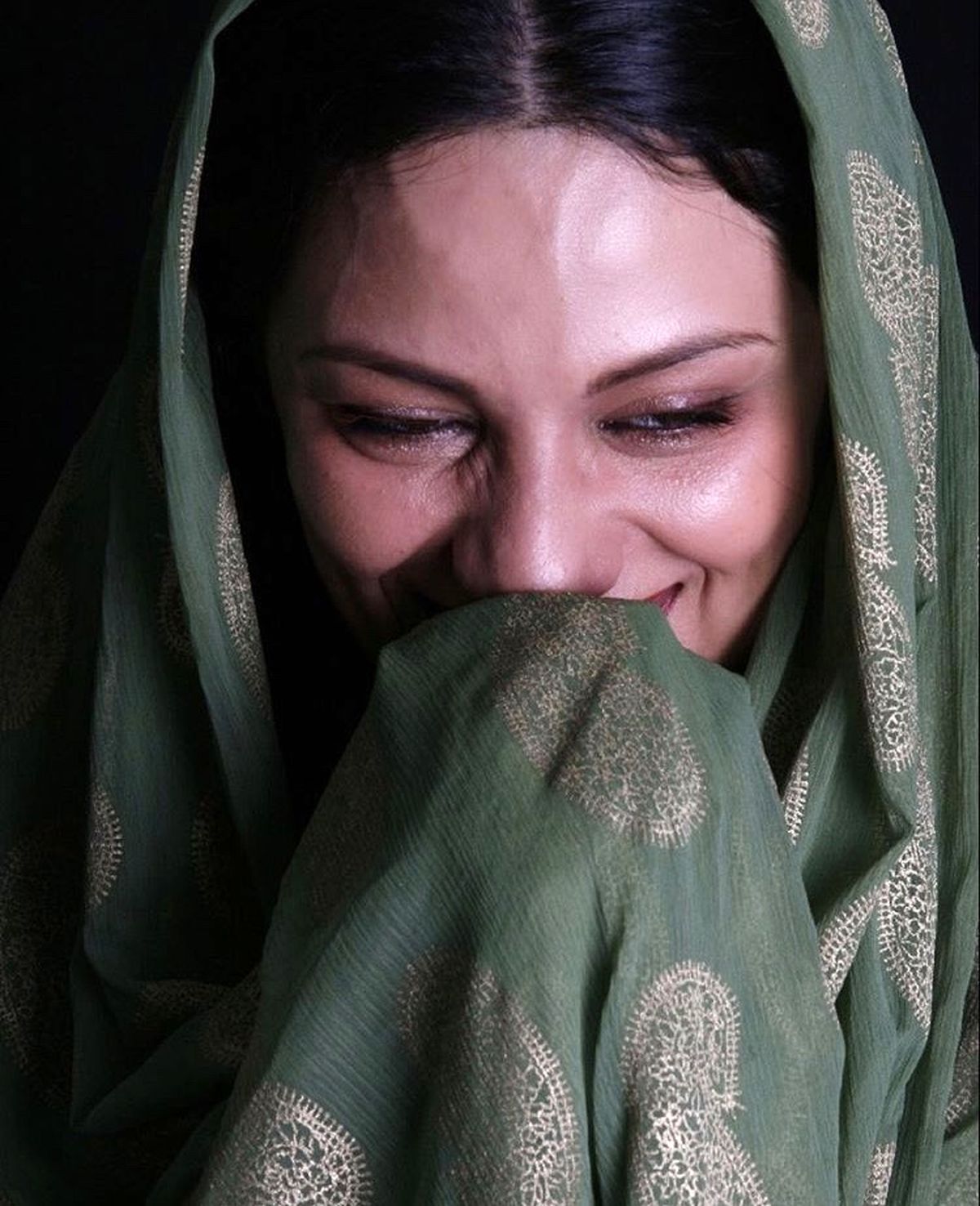 شال هندی شبنم‌مقدمی + عکس