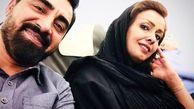 محمدرضا علیمردانی و همسرش در حال سفر با هواپیما+عکس