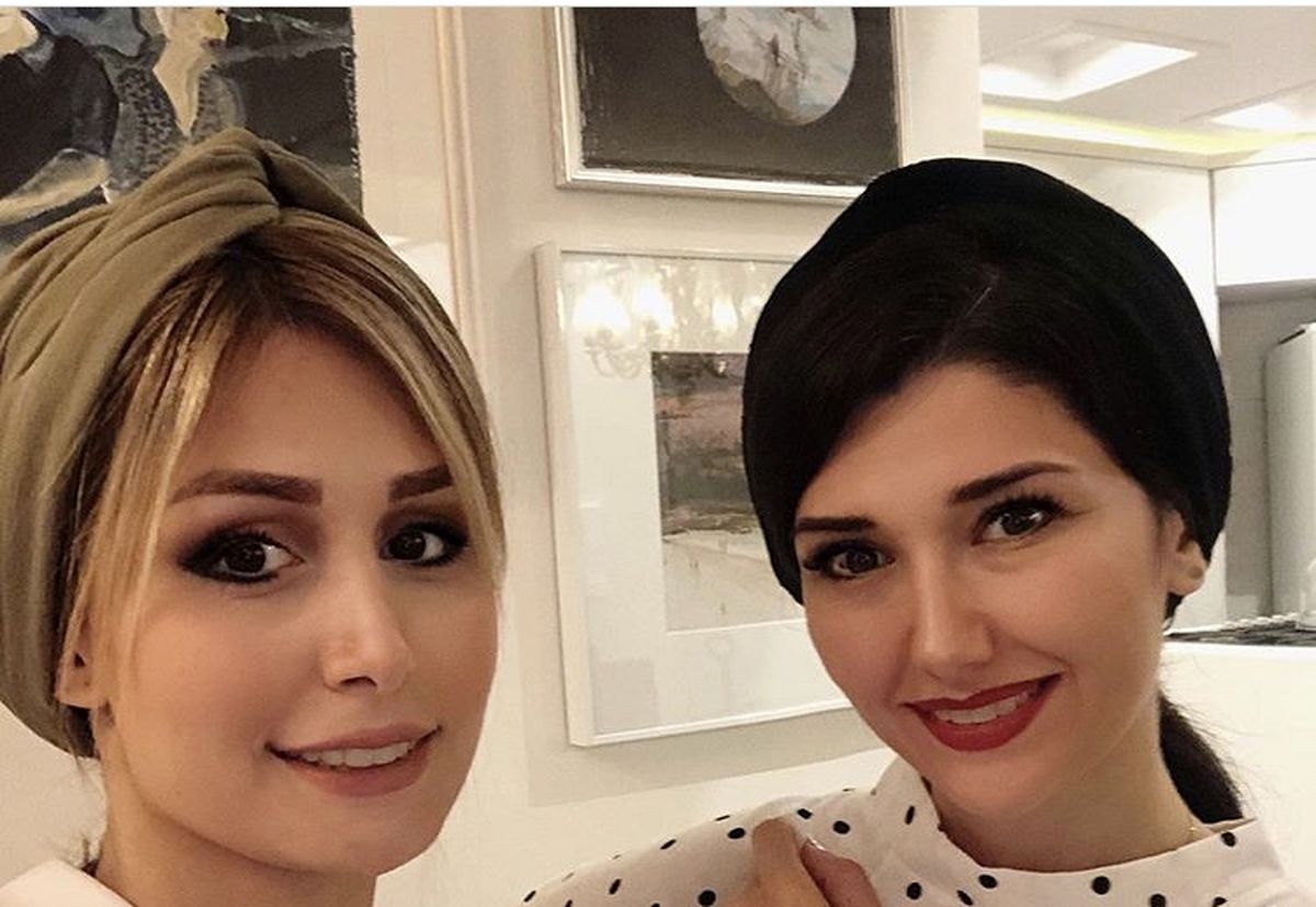 همسر شاهرخ استخری در کنار خواهرشوهرش + عکس