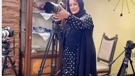 مریم امیر جلالی در حال عکاسی + عکس