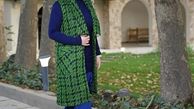 استایل جدید نیوشا ضیغمی در یک باغ + عکس