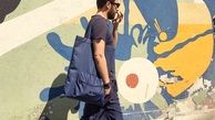 تیپ جنجالی نوید محمدزاده در خیابان + عکس