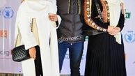 تیپ دخترانه فاطمه گودرزی در جمع عروس و پسرش+عکس