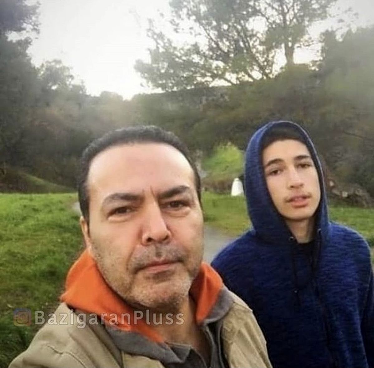 فریبرز عرب نیا وپسرش + عکس