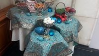 نحوه چیدن سفره هفت سین ارزان برای سال 1402
