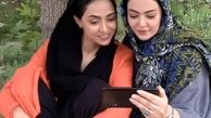 رزیتا غفاری در کنار دوستش + عکس