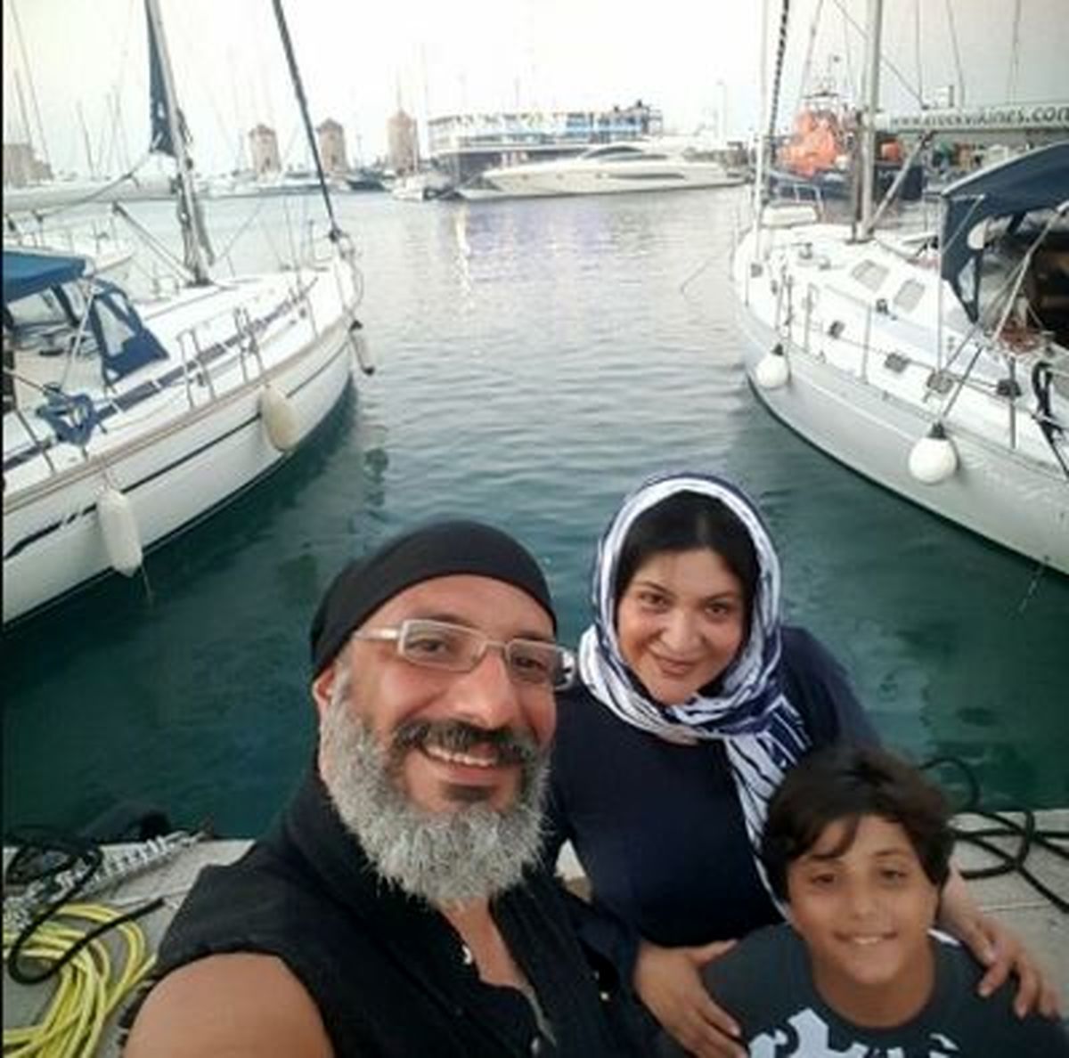 تفریح لاکچری امیر جعفری و خانوادش