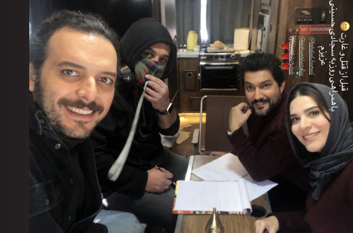 سحر دولتشاهی و همسرش در حال تمرین + عکس