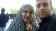 زیارت رفتن خانم بازیگر با پسر تازه دامادش + عکس