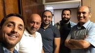 امیرحسین رستمی در جمع دوستانش + عکس