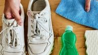 10 روش تمیز کردن کفش سفید پارچه ای و چرم و جیر