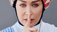 لباس عجیب سارا منجزی پور + عکس