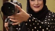 مریم امیرجلالی در حال عکاسی + عکس