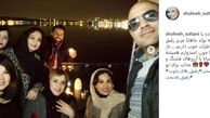 جشن تولد بازیگر زن ایرانی 