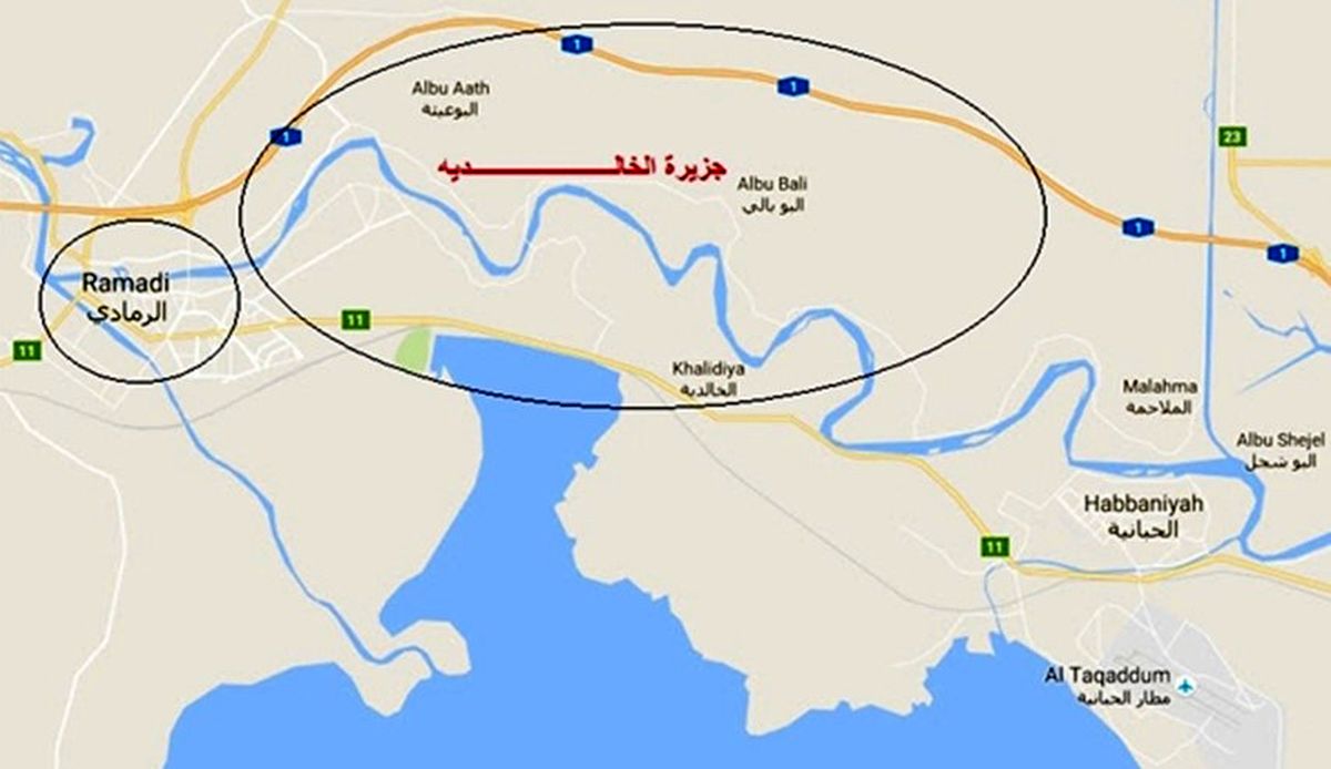جمع آوری جنازه متعفن داعشی‌ها در خالدیه