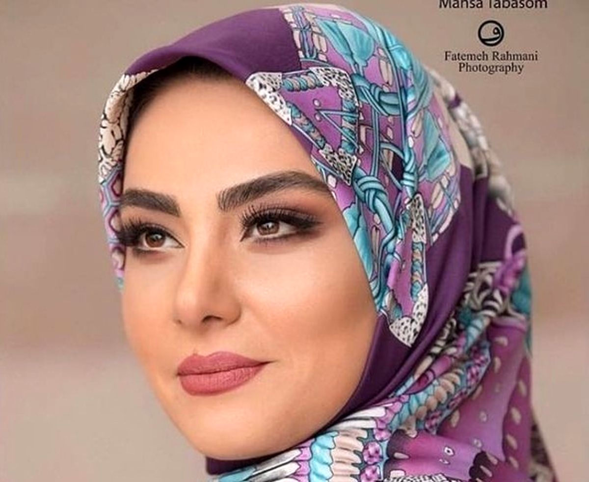 خانم مجری مدل آرایش شد+عکس