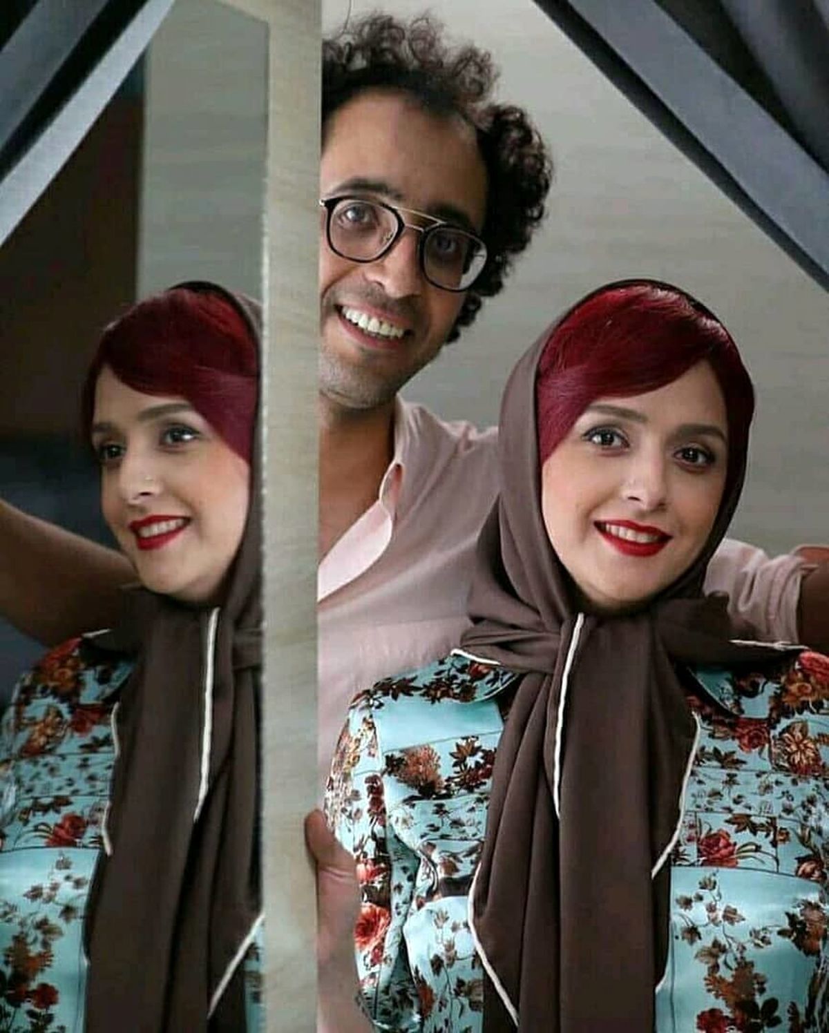 ترانه علیدوستی در کنار همسرش+عکس