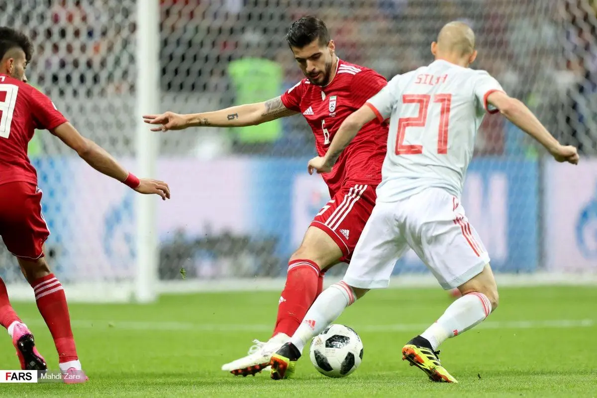 جزئیات آماری دیدار ایران - اسپانیا