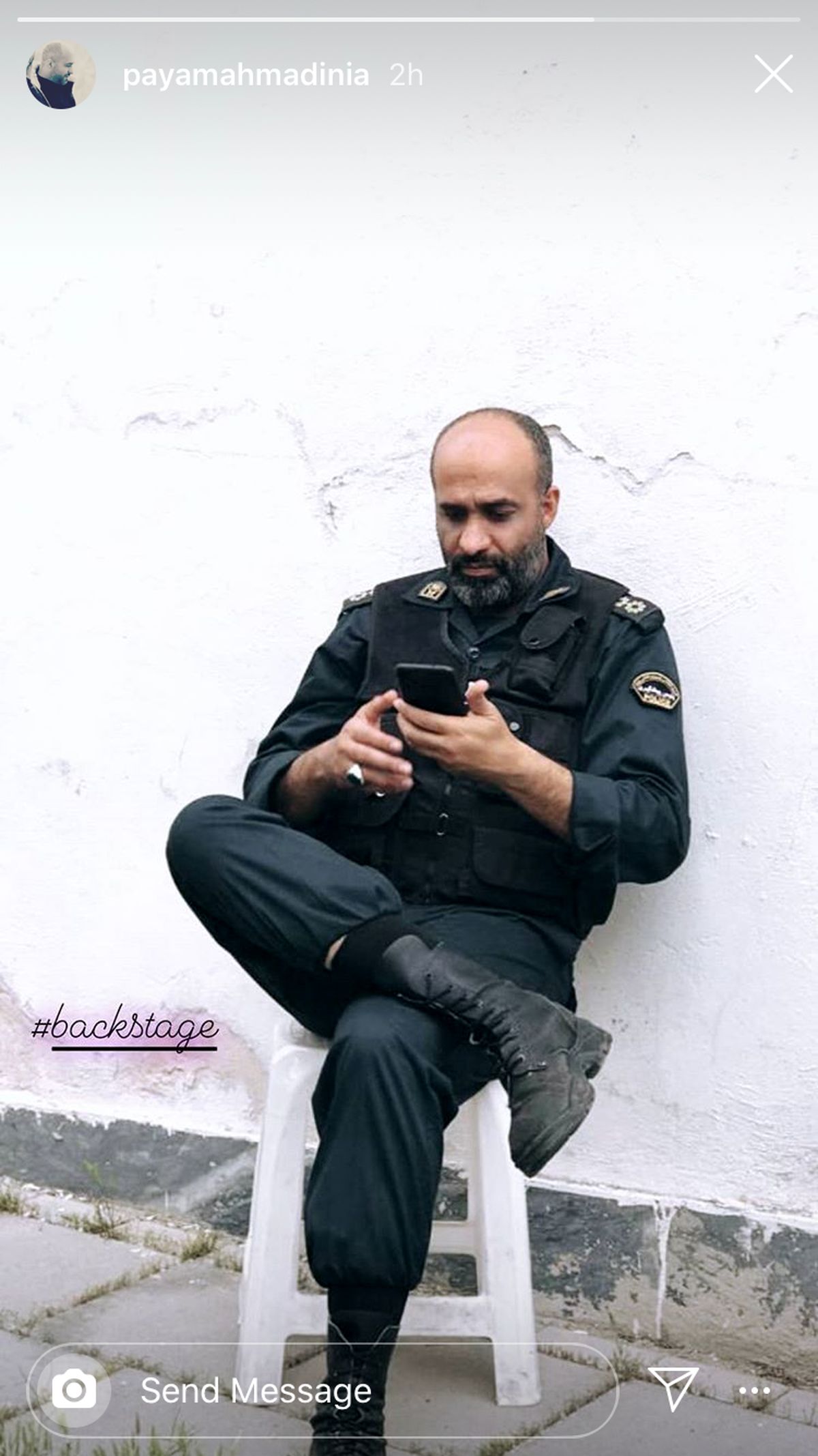 بازیگر مشهوری که پلیس شد + عکس