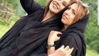 نسرین مقانلو و خواهرش + عکس