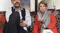 علیرضا جلالی تبار در کنار طراح گریمش + عکس