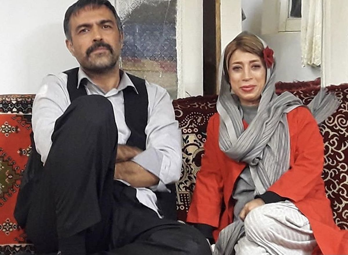 علیرضا جلالی تبار در کنار طراح گریمش + عکس