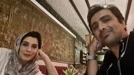 حال خوب امین زندگانی و همسرش + عکس 
