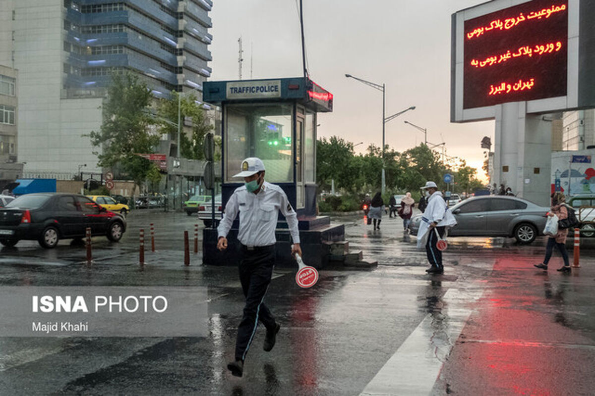بارش باران در نقاط مختلف کشور