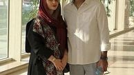 حمیدرضا پگاه و همسرش + عکس