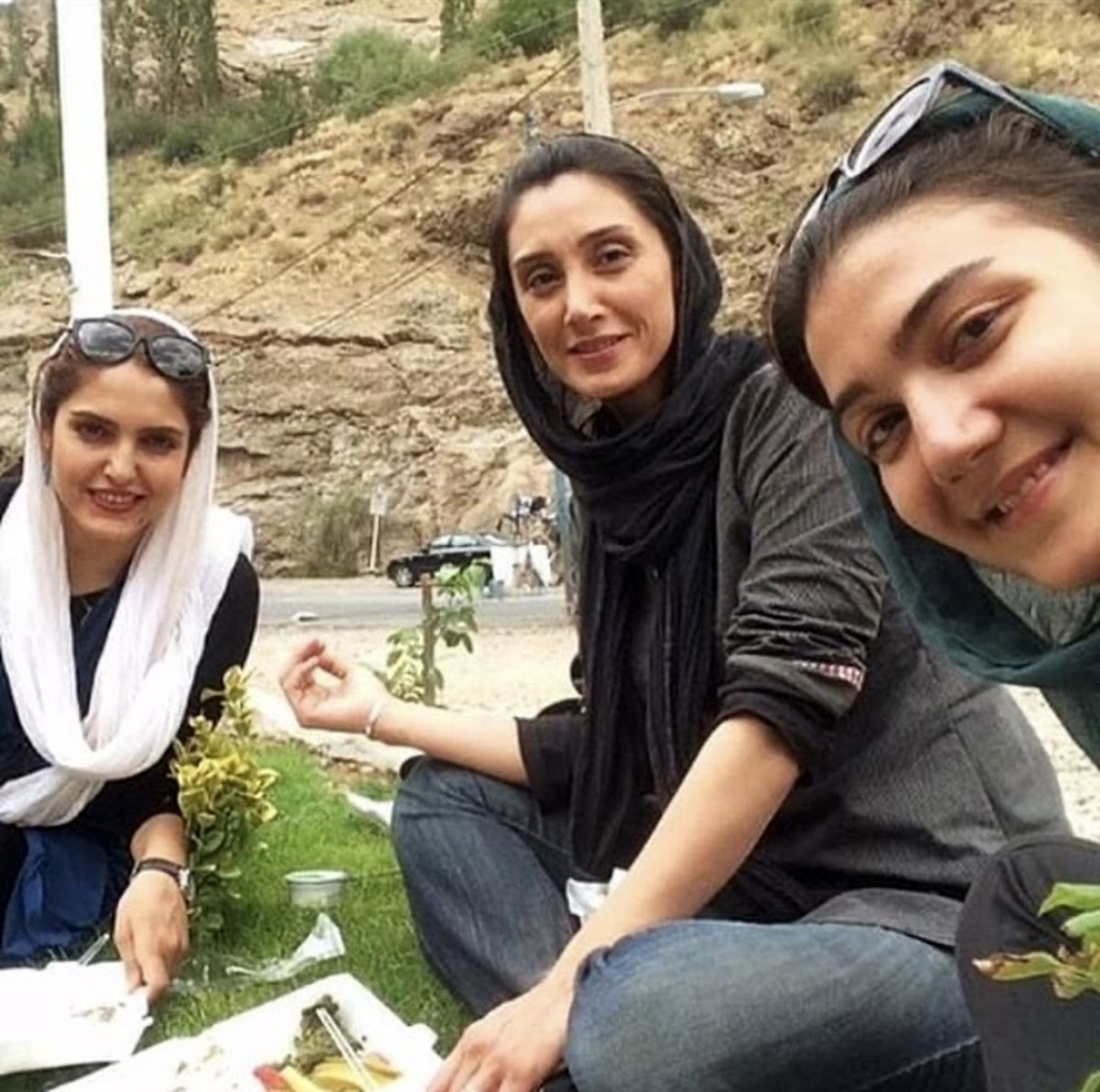 گشت و گذار هدیه تهرانی با دوستانش + عکس