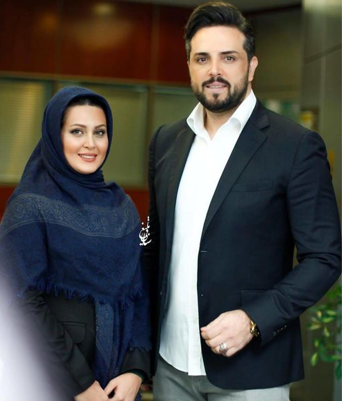 آقای مجری خوش برخورد و همسرش+عکس