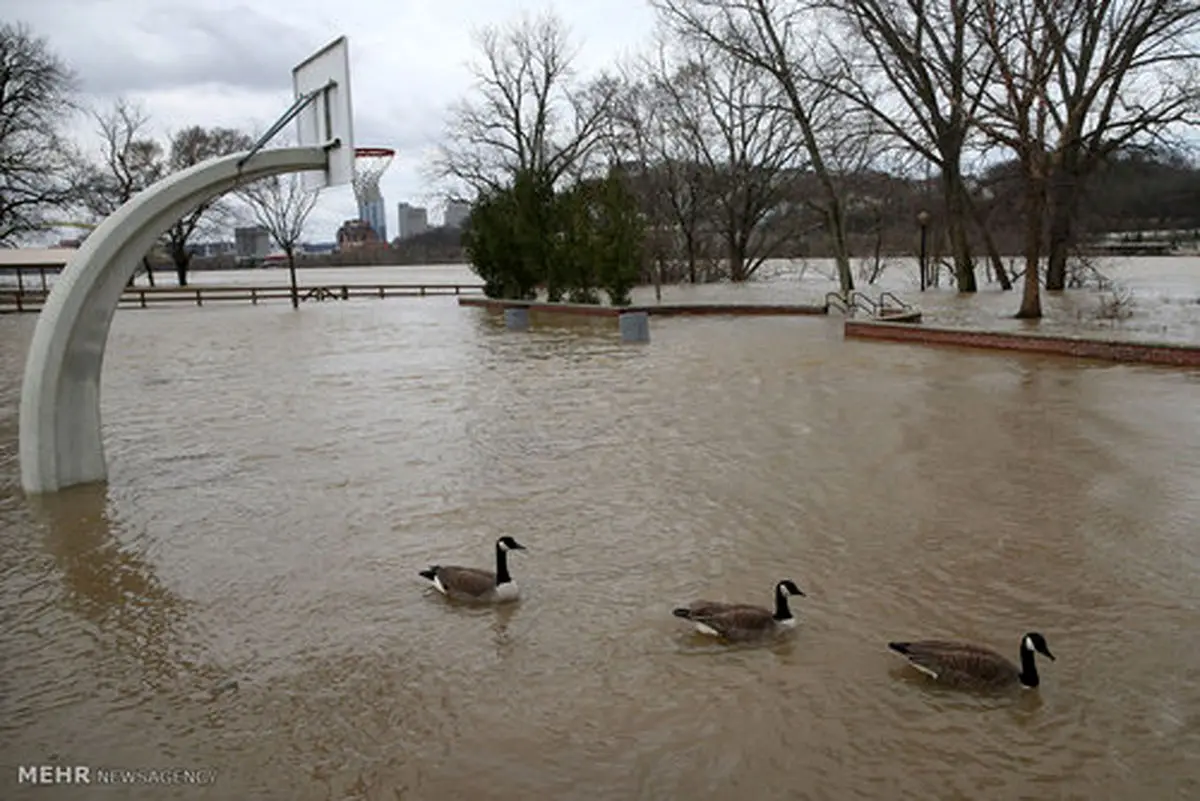 خسارات سیل در آمریکا (عکس)