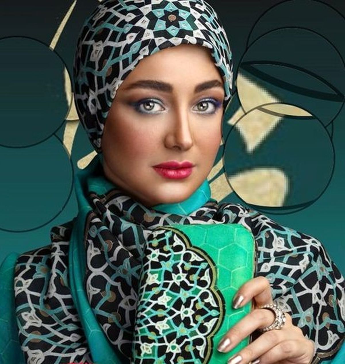 عکس خوش آب و رنگ ویدا جوان