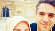 گردش مجری سابق صدا و سیما و همسرش در خرمشهر + عکس