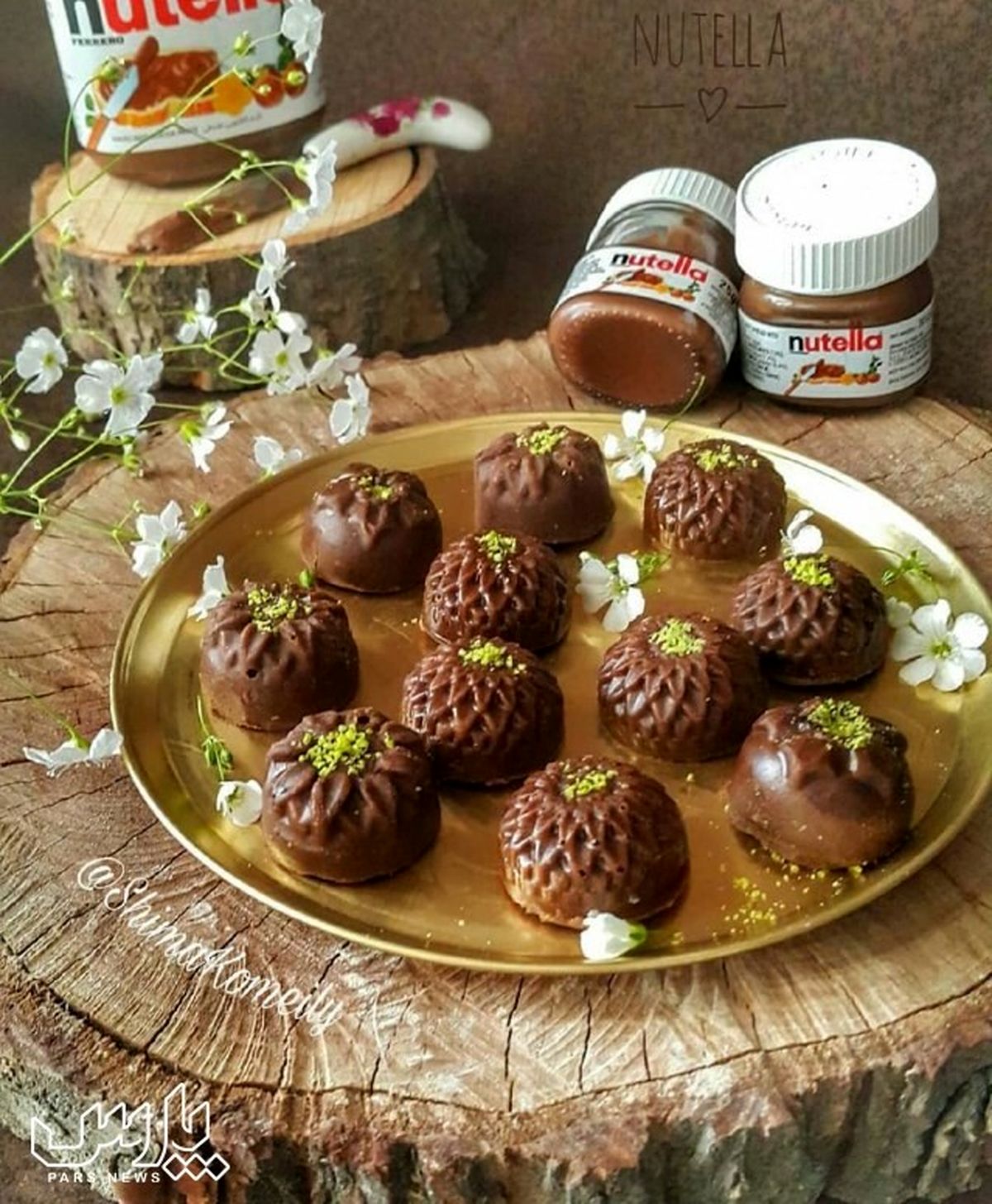 طرز تهیه حلوا نوتلا خوشمزه و شیک به روش مجلسی