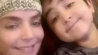 سلفی مادر پسری خانم بازیگر + عکس