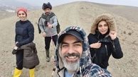 عکس دسته جمعی مارل بنی آدم با مهدی پاکدل و همسرش + عکس