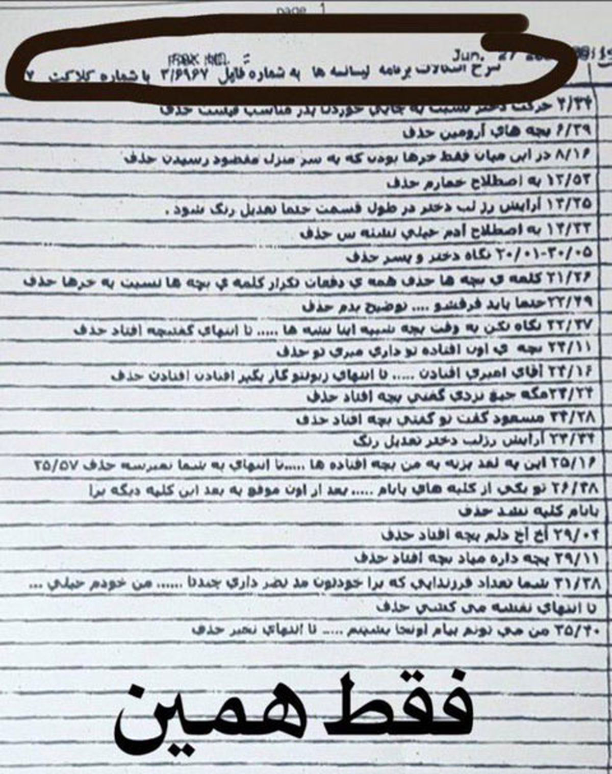فهرست حذفیات یک قسمت از سریال «لیسانسه‌ها»/عکس