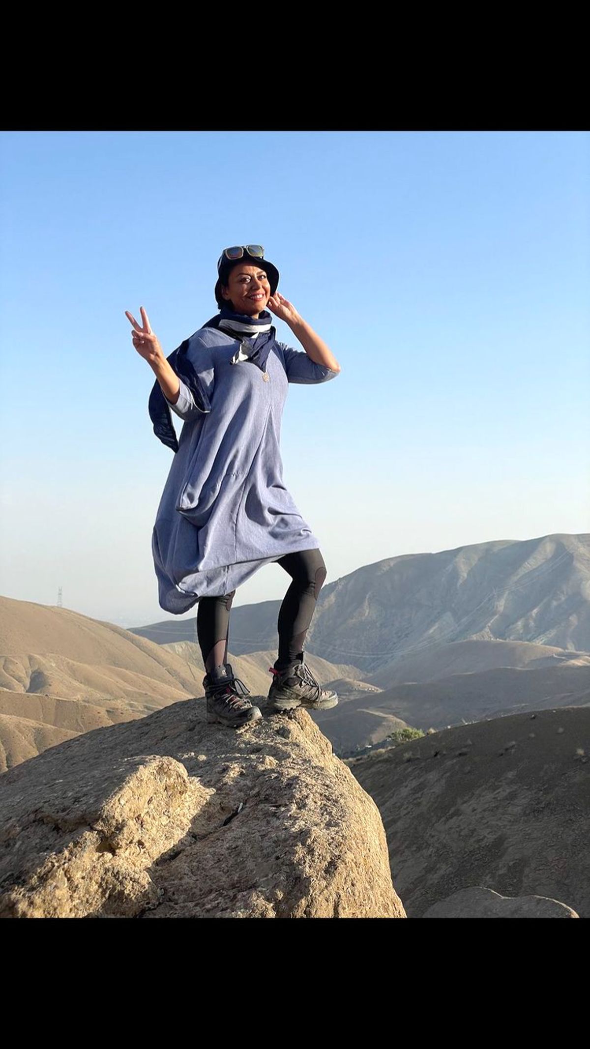 شبنم فرشادجو بر فراز قله ها + عکس
