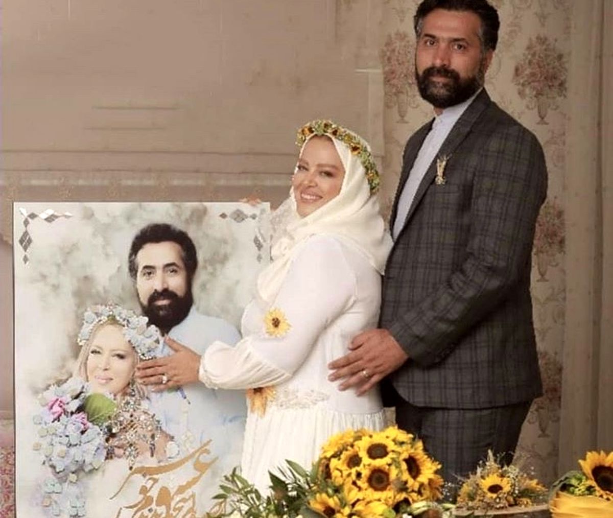 عاشقانه های بهاره رهنما و همسرش + عکس
