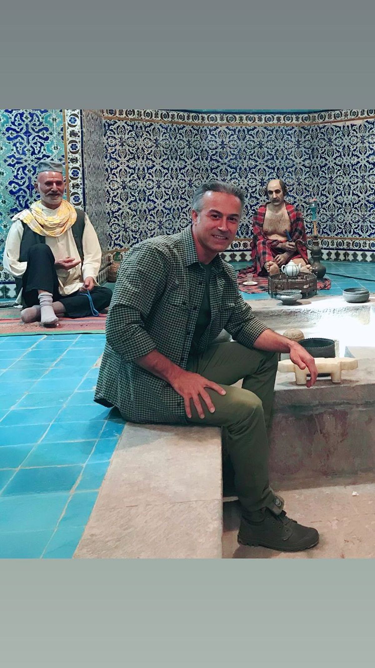 دانیال حکیمی در حمام + عکس