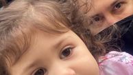 سلفی شاهرخ استخری با دختر شیطونش + عکس
