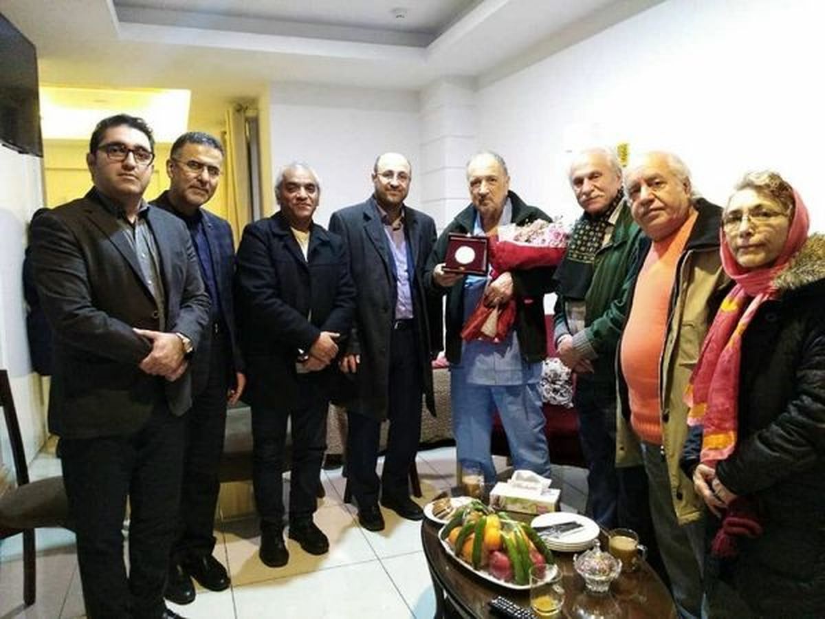 عیادت بازیگران ایرانی از بازیگر فرانسوی+عکس