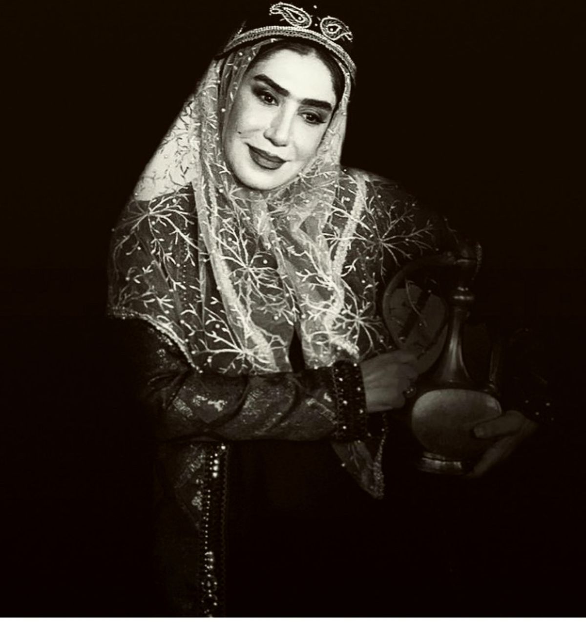 استایل زمان قاجاری نسیم ادبی + عکس